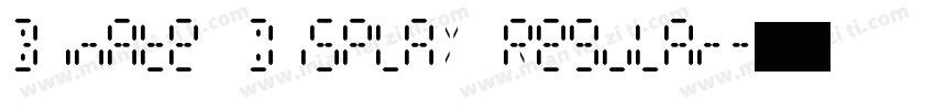 Binate Display Regular字体转换